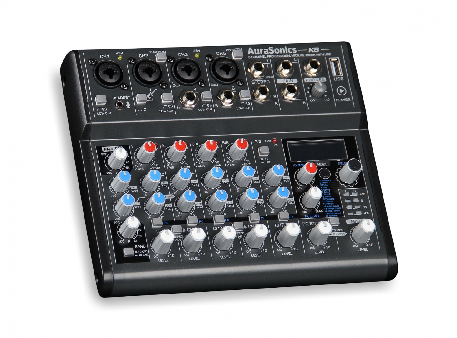 AuraSonics K8 компактный микшерный пульт в Петропавловск-Камчатском