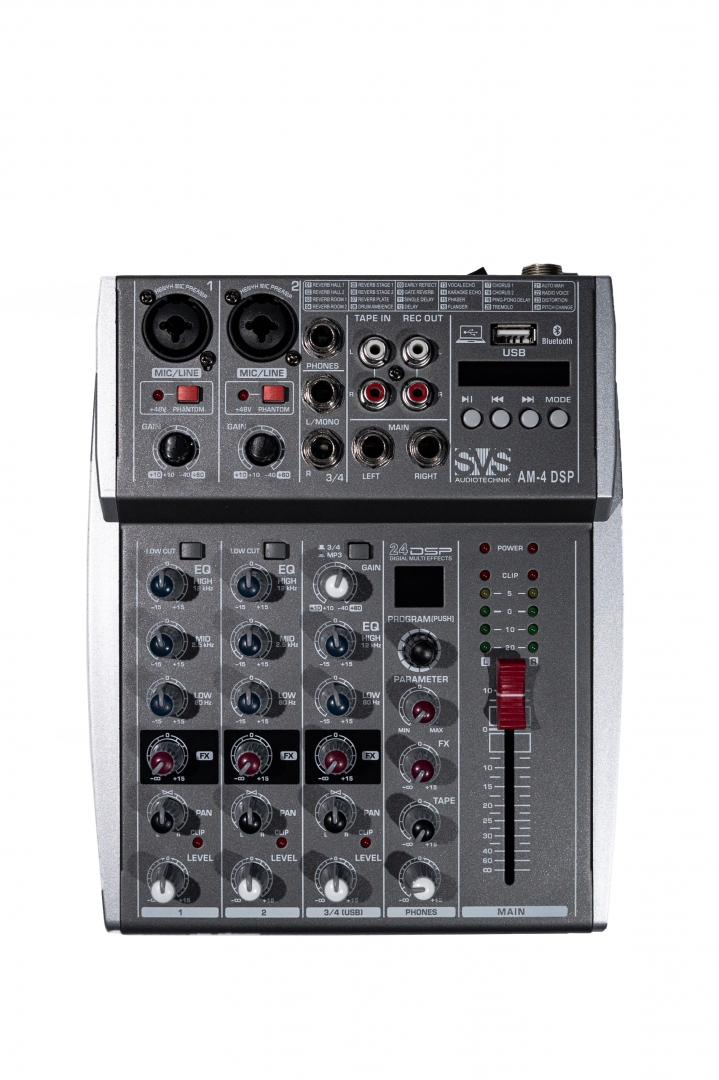 SVS Audiotechnik mixers AM-4 DSP Аналоговый микшерный пульт, 4-канала в Петропавловск-Камчатском